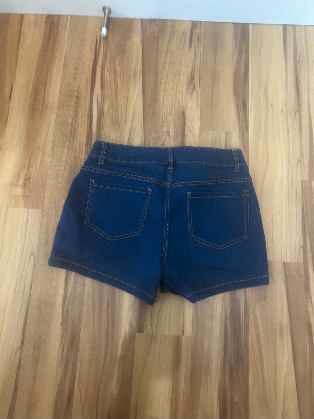 Faded Glory Deep Navy Denim Shorts - Picture 3 of 3